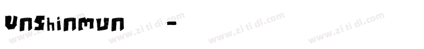 UnShinmun 报宋字体转换